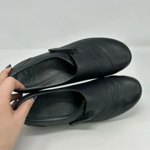 Dansko Franny Women's Black Leather Loafers Size 40 (US 9.5-10) Casual Shoes - Picture 9 of 10